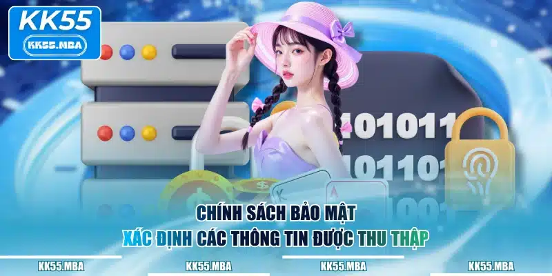 Chính sách bảo mật xác định các thông tin được thu thập